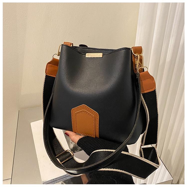 IELGY Женская модная портативная сумка через плечо с широким плечевым ремнем на одно плечо