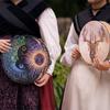Handcrafted Shaman Drum Soul Shamanic Drum Music Rhythm Development Retro Charm Percussion Instrument with Hammer