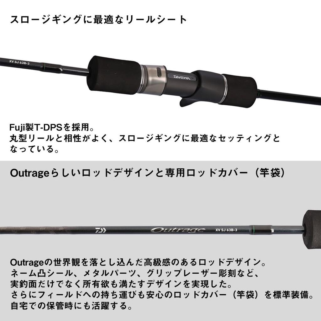 Daiwa Удилище для медленного джига OUTRAGE XV SJ 63B-4