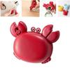 Crab Shaped 4 In 1 Magnetic Bottle Opener  Retractable Box Cutter  Mini Scissors  and Jar Opener   Compact Kitchen Gadget for Home and Office  Red