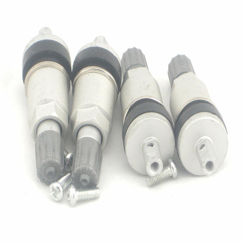 4pc TPMS Rubber Snap-in Tire Pressure Sensor Valve Stem Service Kit Replacemen for 17-20008 20008 Tire Valves for BUICK FORD Tire Chucks 1