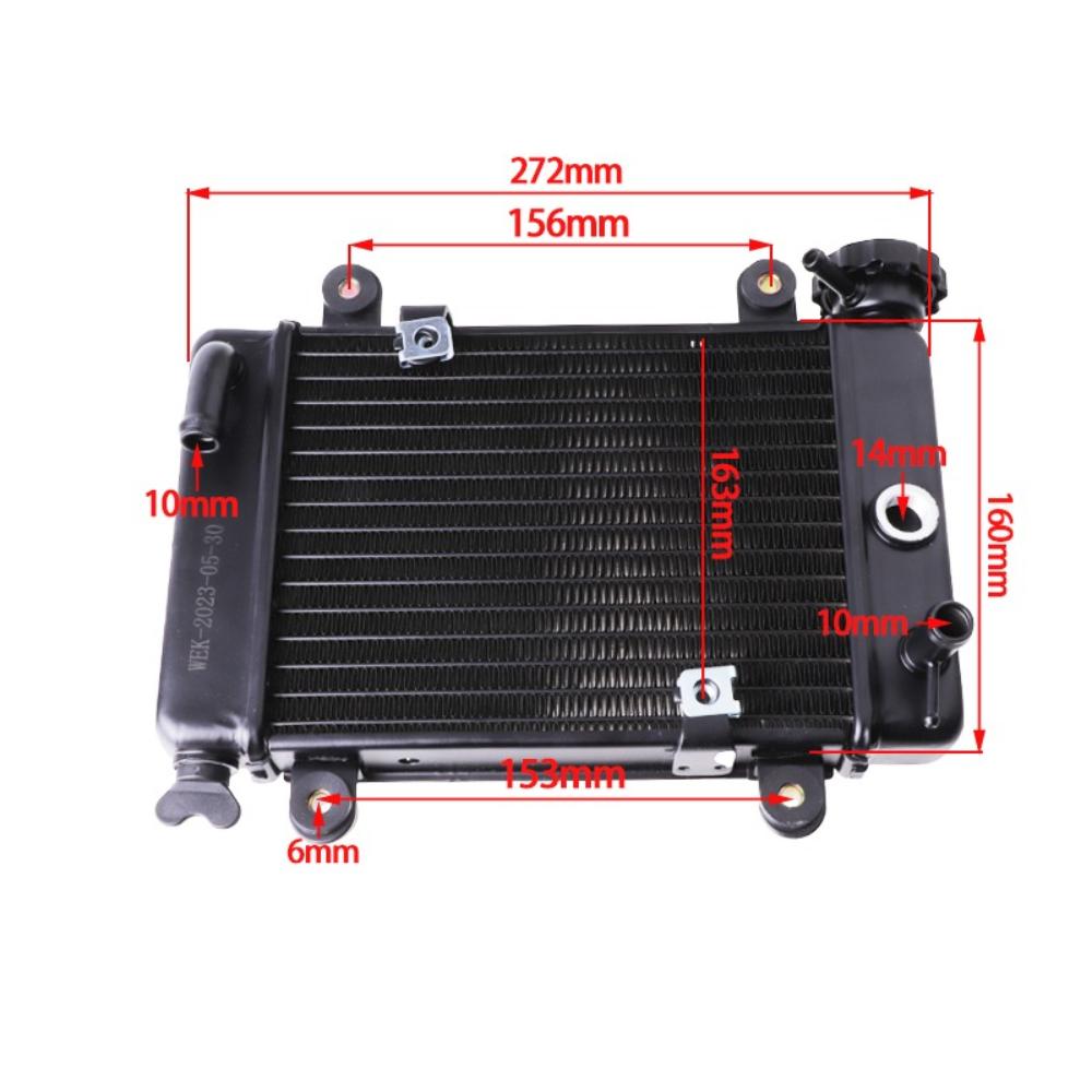Motorcycle Radiator Cooling Cooler 5" Electric Fan M16 Temp Sensor For China 150cc 200cc 250cc 4x4 ATV UTV Buggy Quad Bike Parts