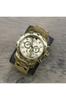 [Invicta] Мужские часы Invicta Pro Diver, Кварцевые, Корпус 48 мм, Браслет из нержавеющей стали золотого цвета, Циферблат золотого цвета, 0074 [Оригинальный продукт] [Б/у]