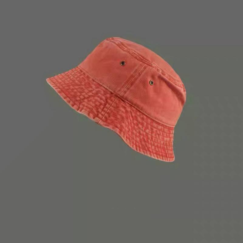 Ретро вываренная джинсовая панама для пары, модная, старая, с короткими полями, шляпа-ведро, дышащая, однотонная, тонкая, весна и лето