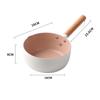 Кухня Антипригарная кастрюля с деревянной ручкой Сковороды для омлета Кастрюли для приготовления молочного супа Кухонная утварь Индукционная плита Универсальная