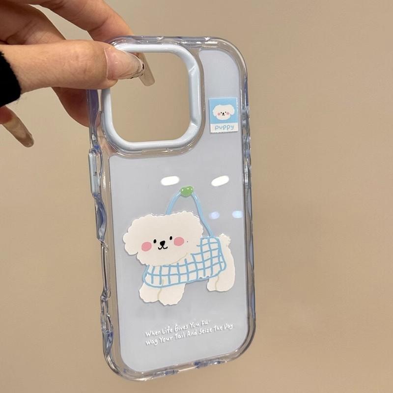 Мультяшная сетчатая сумка щенок для iPhone11promax Apple 11pro чехол для мобильного телефона 11pro новый 11