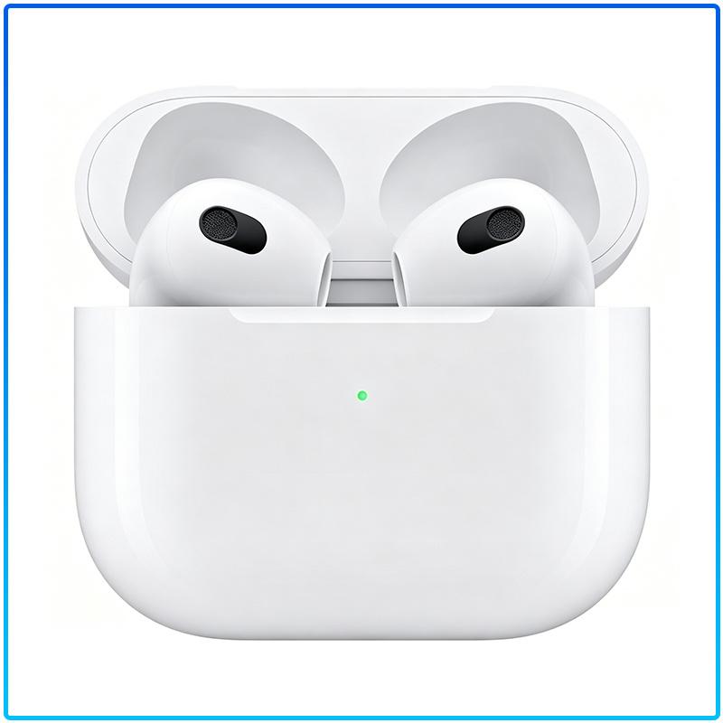 Apple AirPods 3 True Wireless Наушники Чип H1 Автоматическое Сопряжение Сенсорное Управление Пространственное Аудио Беспроводная Гарнитура Для iOS Android Смартфонов