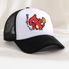Summer Baseball Cap Cartoon Anime Figure Pokemoned Print Hat Boy Girl Breathable Kid Hat HipHop NetCap Kawaii Kids Toy Gift
