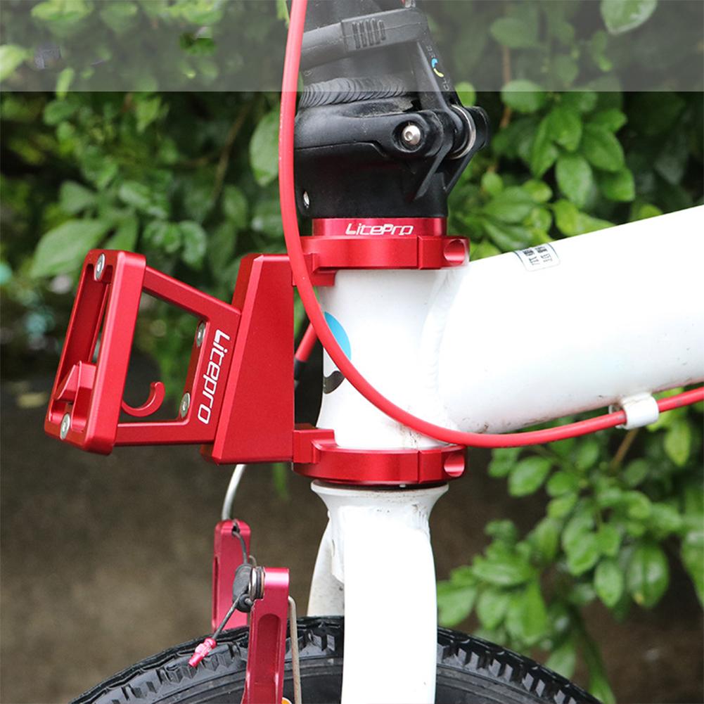 Front Shelf Mount Carrier  Adapter Pig Nose Block Bracket For Folding Bike Cycling Accessories
