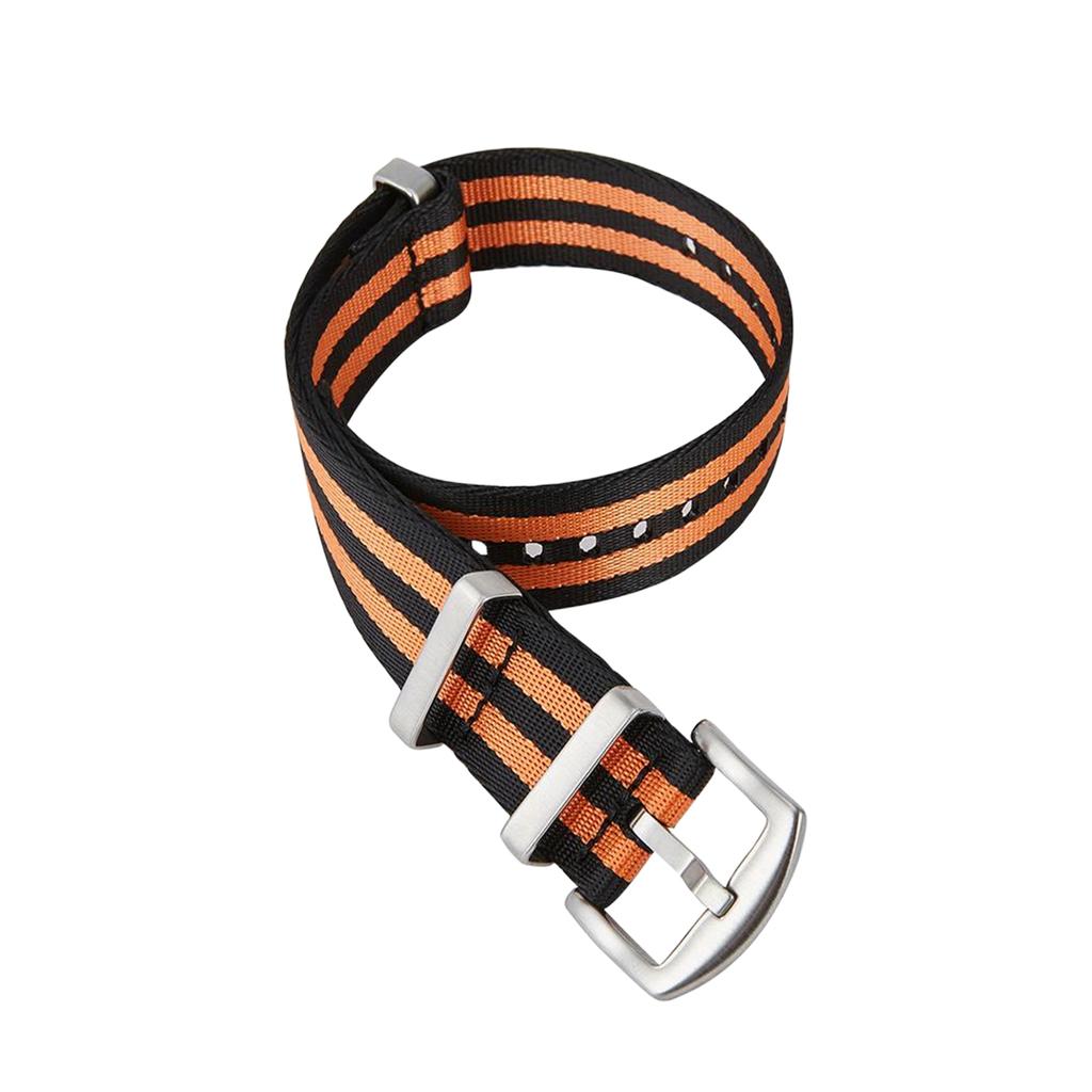 Ремешок для часов 18–24 мм, универсальный нейлоновый мужской и женский холст, прочный браслет на запястье, аксессуары