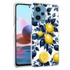Средиземноморский Лимон Чехол для Телефона Для Redmi Note 13 12 14 15 Pro Plus 13R 11 11T 11E 11S 10 Pro 10S 9 9S Чехол Прозрачный ТПУ Capa