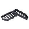 Ricoy Gloss Black For Bmw 2011 - 2014 F20 F21 118i 120i 140i 2 Hatchback Sport Kidney Grill Grille Carbon Fiber