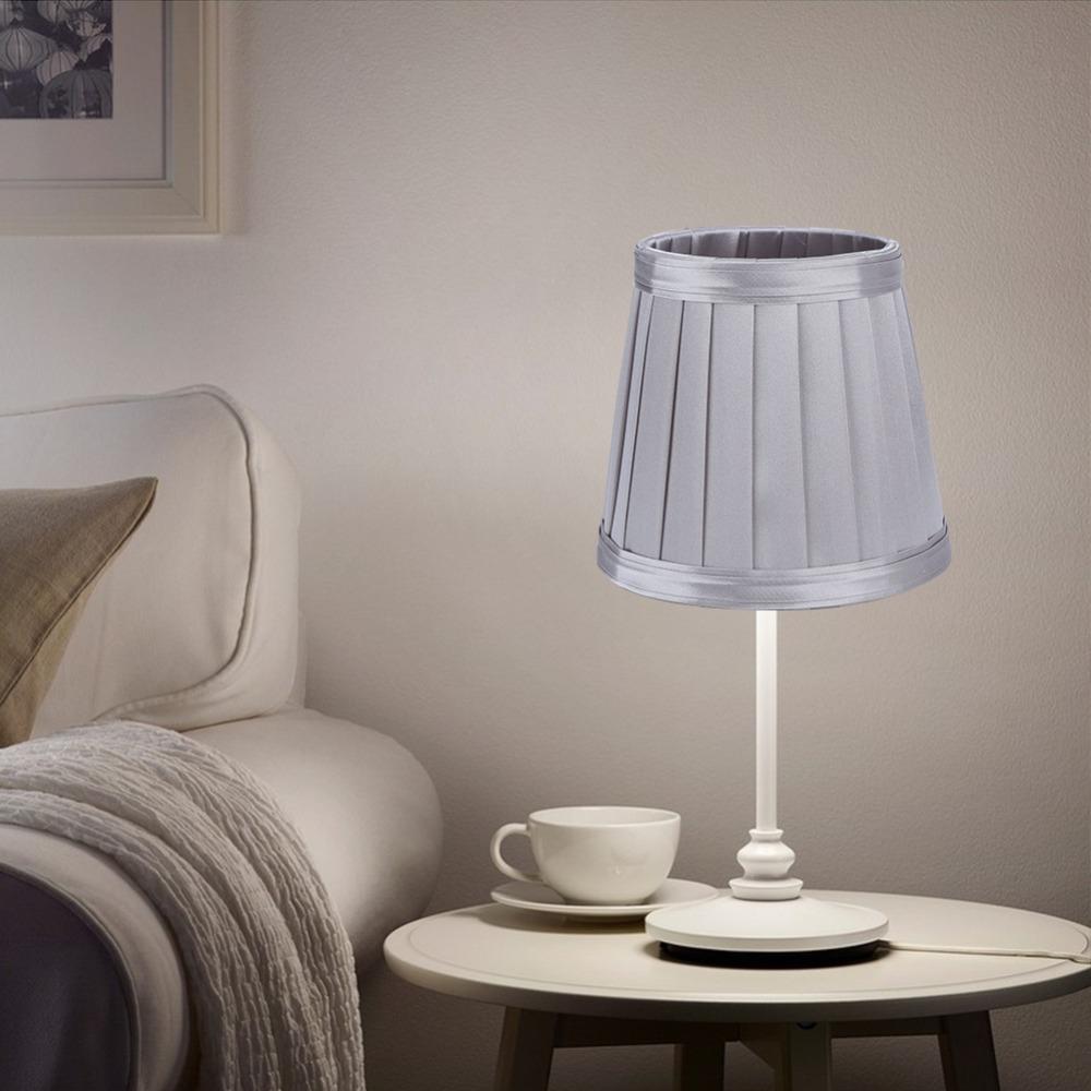 6PCS Clip On Design Lamp Cover 4.3 inch Height Small Lamp Shades Unique Lampshade  Table Lamp