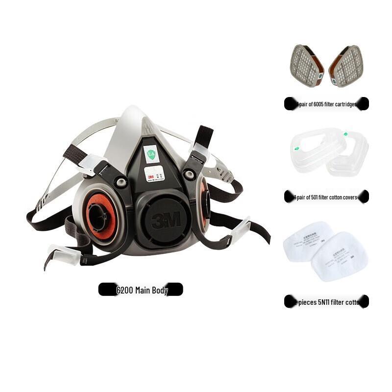 3M 6200 Half Facepiece Respirator Kit
