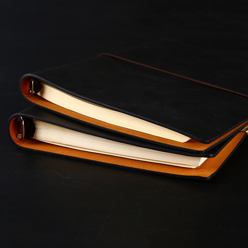 «Дорожный блокнот формата А5 в стиле ретро из искусственной кожи — креативное, настраиваемое для студентов и бизнесменов, с отрывными листами»