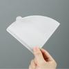 Wood Pulp 02 Cone Filter Pour Over 2-4 Cups Natural Drip Coffee Paper Filters Makers Accessories