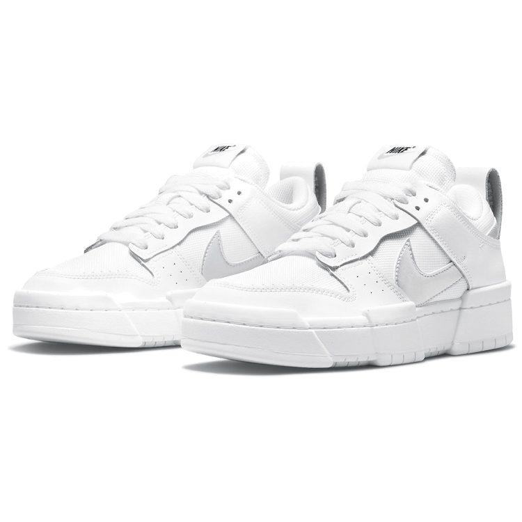 Nike Dunk Low Disrupt 'White Metallic Silver' Женские DJ6226-100