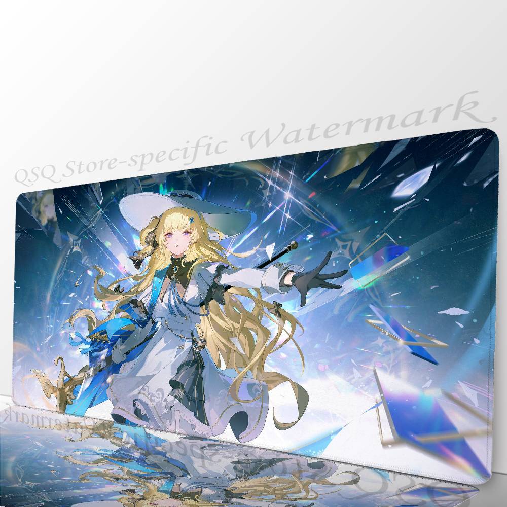 Phoebe Game W-Wuthering Waves Коврик для мыши Коврик на стол С ковриком Игровые аксессуары Prime Gaming XXL Коврик для клавиатуры Набивка Ma