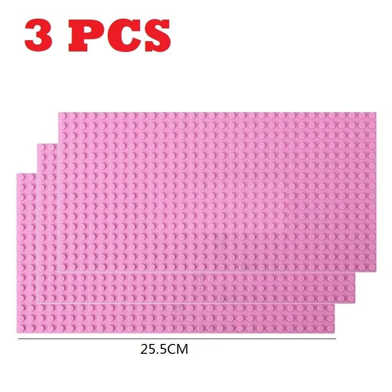 3 шт. Базовая пластина 32x32 32x16 точек Кирпичи СДЕЛАЙ САМ Малый размер Городские Дорожные блоки Базовая пластина Строительство Строительные игрушки Для детей