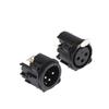 Stage Beam Lighting Device Accessories Three Core Xlr Socket With Signal Board /Xlr Socket With The Pcb Pannel