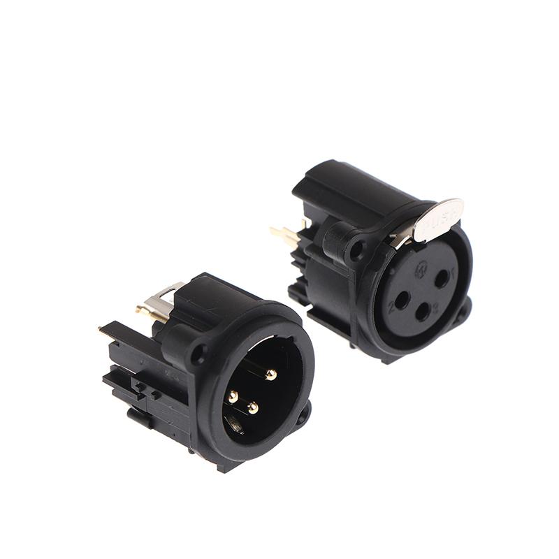 Stage Beam Lighting Device Accessories Three Core Xlr Socket With Signal Board /Xlr Socket With The Pcb Pannel