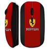 Wireless Mouse - Ferrari - Red Black - WiFi USB Key - Compatible Mac and PC - Ergonomic