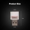 1Pcs Car USB Atmosphere Light Mini LED Neon Atmosphere Light Colorful Universal RGB Indoor Light Car Mood Decorative Light