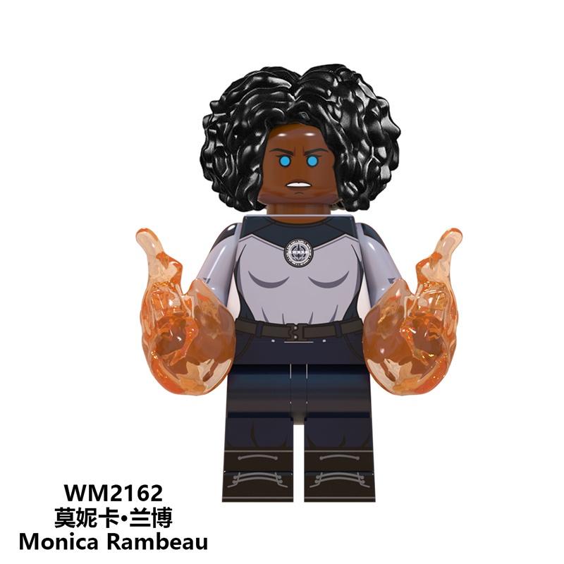 ГОТОВЫЕ АКЦИИ Алая Ведьма Ванда Вижен Минифигурки Строительные Блоки Игрушки для Детей