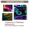 Neon Gaming Controller Duvet Cover Set(1 Duvet Cover & 1/2 Pillowcase)Cool E-sports Bedding Set For Teens Bedroom Decor