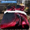 3PCS Dead-pool Printed Bedding Set For Bedroom dormitory,  Includes 1 Duvet Cover & 2 Pillowcases for All Seasons Home Decor Fan gifts