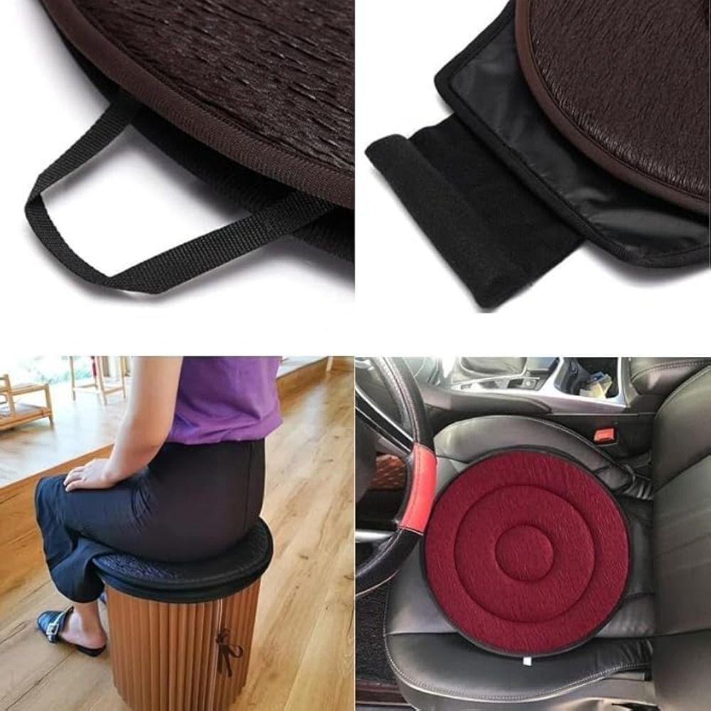 Lightweight Rotating Seat Cushion 360 Degree Rotation Auto Swivel Seat Cushion  Home
