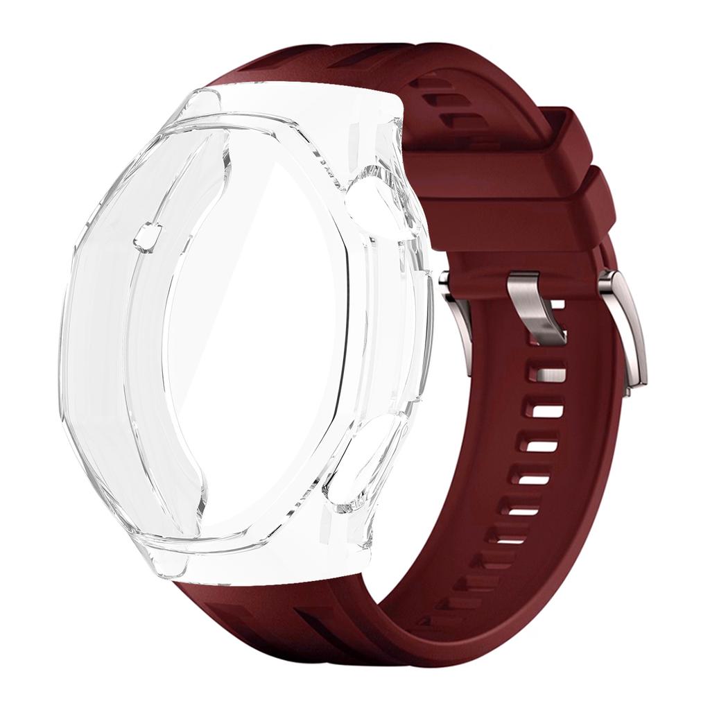 Чехол из ТПУ + Силиконовый ремешок для Huawei Watch GT6 Pro 46 мм Всесторонний защитный чехол-оболочка для экрана Спортивный ремешок Браслет
