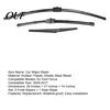 Easy Install Wiper Blades 3Pcs/Set Car Kit for Ford Focus 2005-2011, 26/17/14-inch Front Weather Resistant Rear Kit, Auto Replacement Windshield Beam