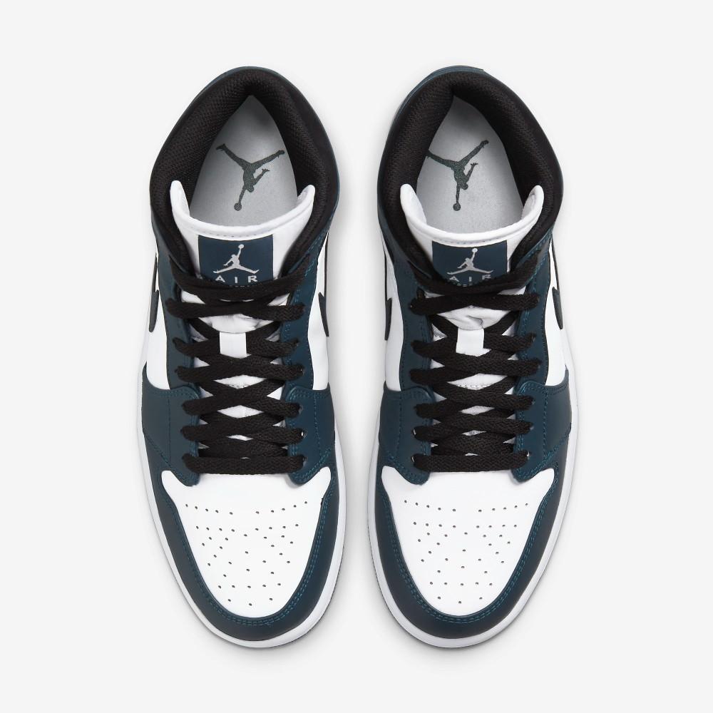 Jordan 1 Mid Dark Teal 554724-411