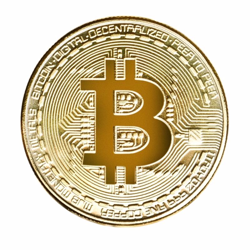 Подарочная монета Bitcoin