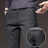 Мужские брюки прямого кроя, длинные, повседневные, зауженные к низу, стильные, для работы, модные, синие, серые