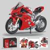 1/12 Assembly Version H2R Alloy Motorcycle Model Diecasts & Toy Metal Sound and Light Toys Car Collectibles Children’s Gifts