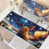 Kawaii Mousepad Computer New Style Mouse Pads E-eevee Keyboard Pad P-pokemon Carpet Gamer Soft Office PC Accessorics Desktop Mat