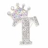 Crown 26 Initial Letters A To Z   Brooch Pins Women