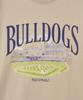 YALE Bulldogs Бейсбольная футболка с принтом_Бежевая