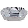Toyo Aluminum "Commercial Aluminum Cups" Foil Case, Thick, Oval, Size 15, 250 Count, Small, 7700