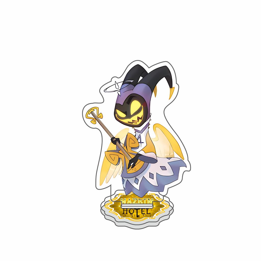 Аниме Фигурка Hazbin Hotel Чарли Морнингстар Вагги Аластор Акриловая подставка для фигурки Настольное украшение Фестивальный брелок