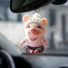 Car Rearview Mirror Pendant Hanging Decoration with Lanyard Easy To Hang Realistic Design Animal Shaped Christmas Tree Ornament