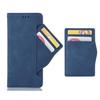 Case for Motorola MOTO G8 Power Lite Cover Adjustable Detachable Card Holder Magnetic closure Leather Wallet Case - Blue