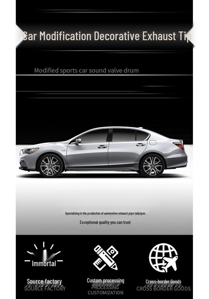 Выпускной коллектор-глушитель из нержавеющей стали для Infiniti Q50/Q60/G37 3.7L