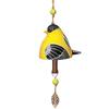 Cute Bird Bell Chimes Bird Bell Wind Chimes Hanging Rustic Wind Chime for Wall Window Door Garden Decoration Bird Pendant