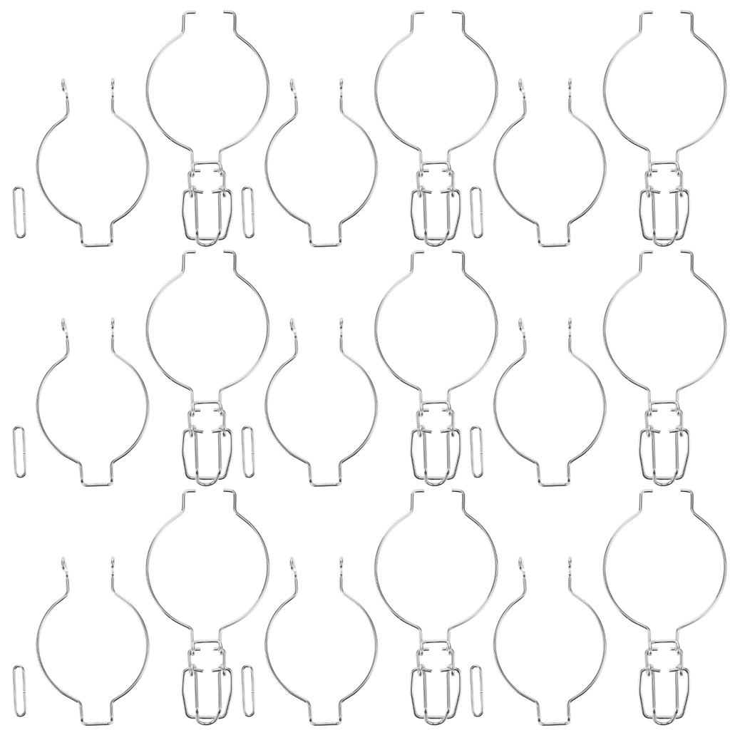 10pcs Wire Lock Clip Sealing Can Buckle Stainless Steel Fastener Glass Jar Leak Proof Container Kitchen Storage Metal Sealing