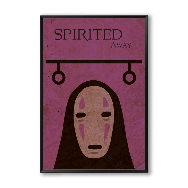 Коллекция японских анимационных фильмов, холст, живопись, художественный принт, постер, изображение, домашний декор, фреска