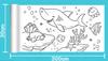3M Roll Coloring Paper For Children Water World