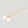 2Pcs Felt Head Drum Sticks Timpani Drumsticks Percussion Instrument Double Head Drum Hammer Drum Practice Playing Tool